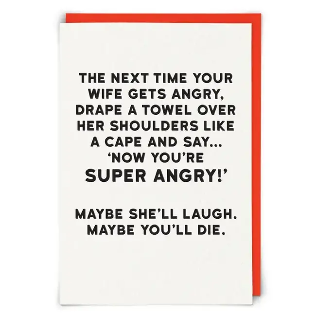 Redback Cards Super Angry