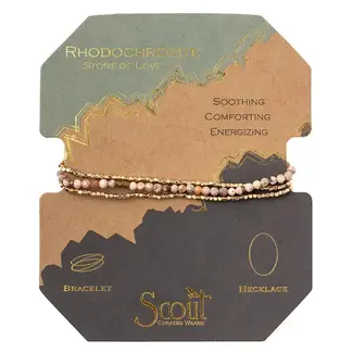 Scout Delicate Stone Rhodochrosite- Stone of Love