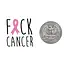 Nice Enough Stickers Mini Sticker- Fuck Cancer