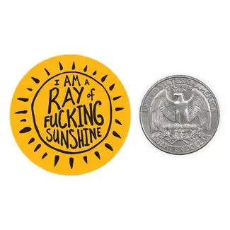 Nice Enough Stickers Mini Sticker- Ray of Sunshine