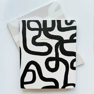 Idlewild Co. Black & White Squiggle Notebook Duo