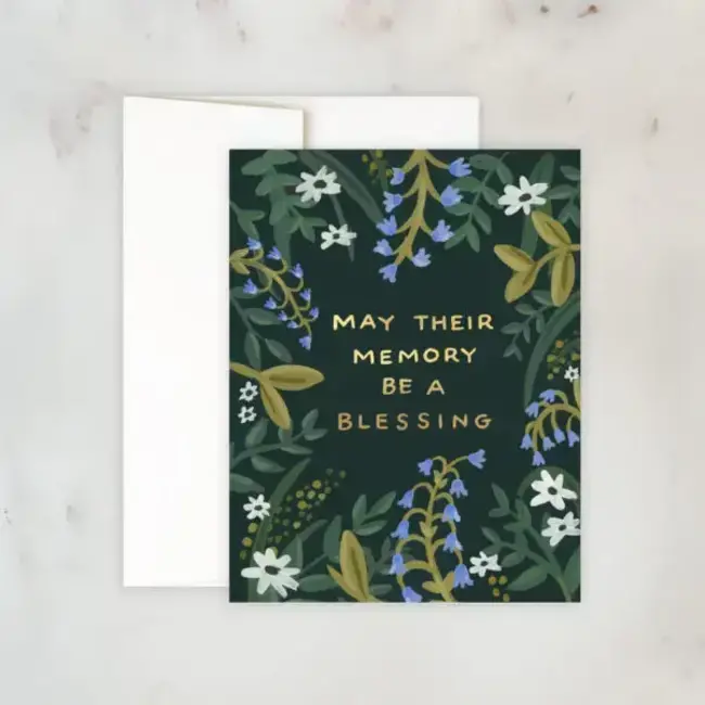 Idlewild Co. Memory Blessing Card