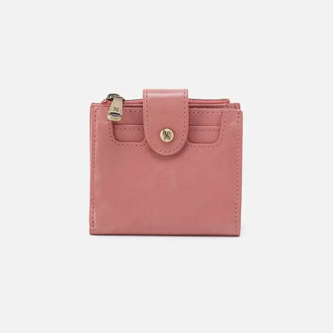 Hobo Dunn Mini Wallet- Rose