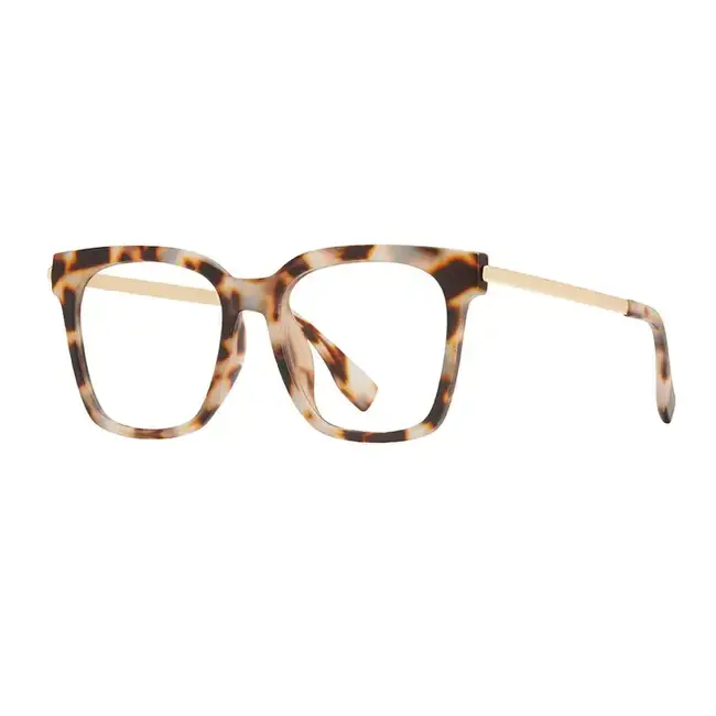 Blue Planet Eyewear Everly- Matte Ivory Tort +2.00