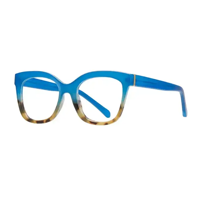 Blue Planet Eyewear Morgan - Blue/Brown Tort +2.00