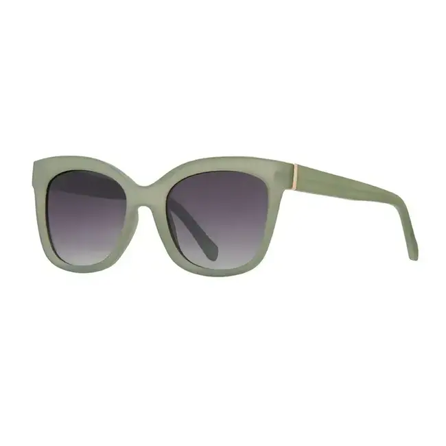 Blue Planet Eyewear Biscayne - Soft Sage Green / Gradient Grey Pol.
