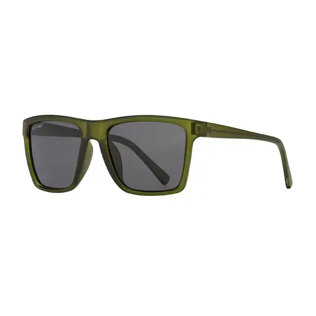 Blue Planet Eyewear Atlas - Matte Green / Smoke Polarized Lens