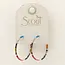 Scout Miyuki Small Hoop - Dark Multi/Silver