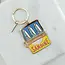 Idlewild Co. Tinned Fish Enamel KeyChain
