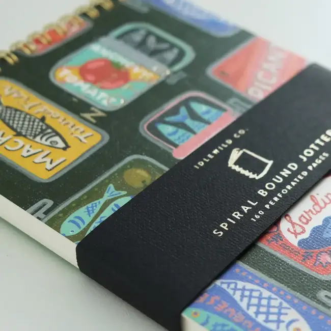 Idlewild Co. Tinned Fish Spiral Jotter