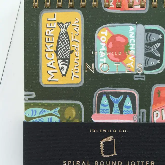 Idlewild Co. Tinned Fish Spiral Jotter