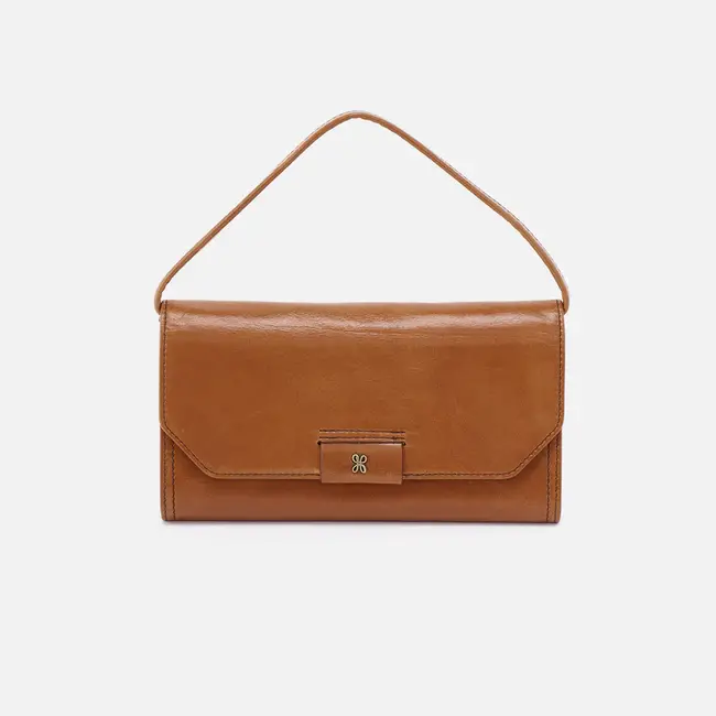 Hobo Romy Wallet Crossbody- Truffle