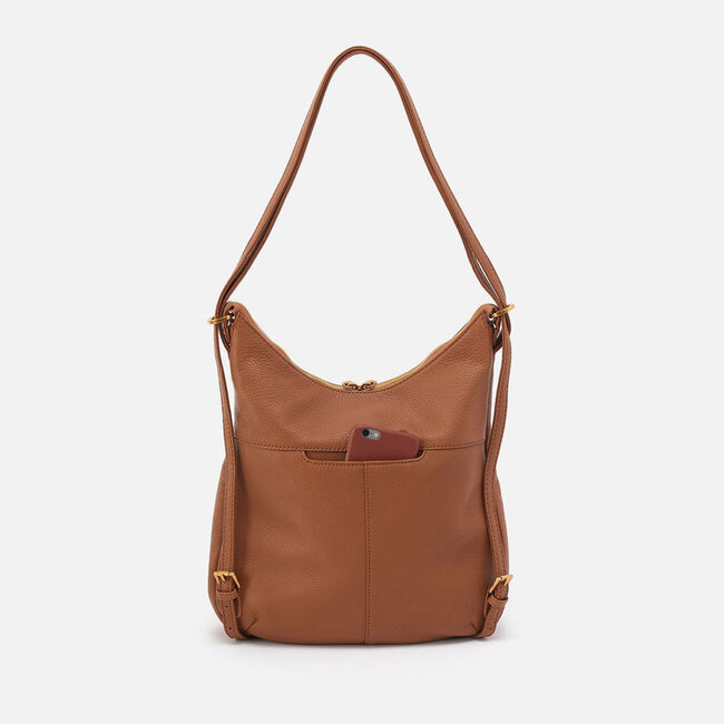 Hobo Merrin Convertible Backpack- Warm Honey