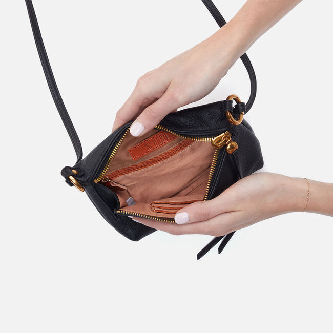 Hobo Run About Crossbody- Black