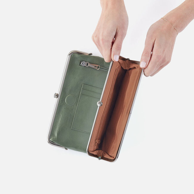 Hobo Lauren Wallet- Jade