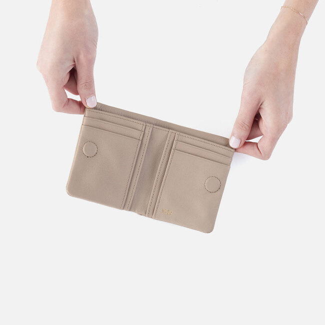 Hobo Lumen Mini Wallet- Taupe