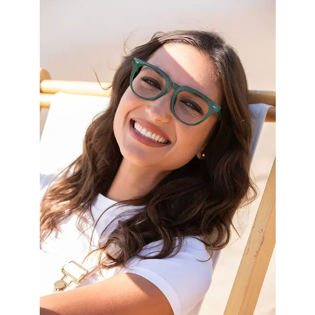 Blue Planet Eyewear Auden- Milky Light Green +1.00