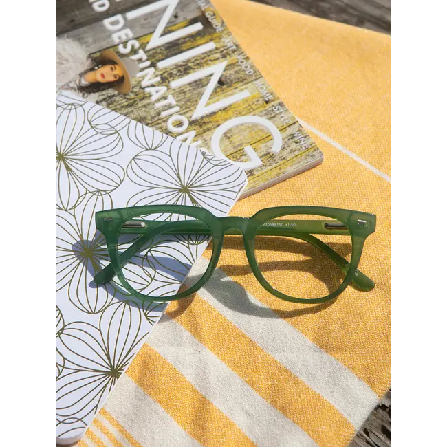 Blue Planet Eyewear Auden- Milky Light Green +1.00