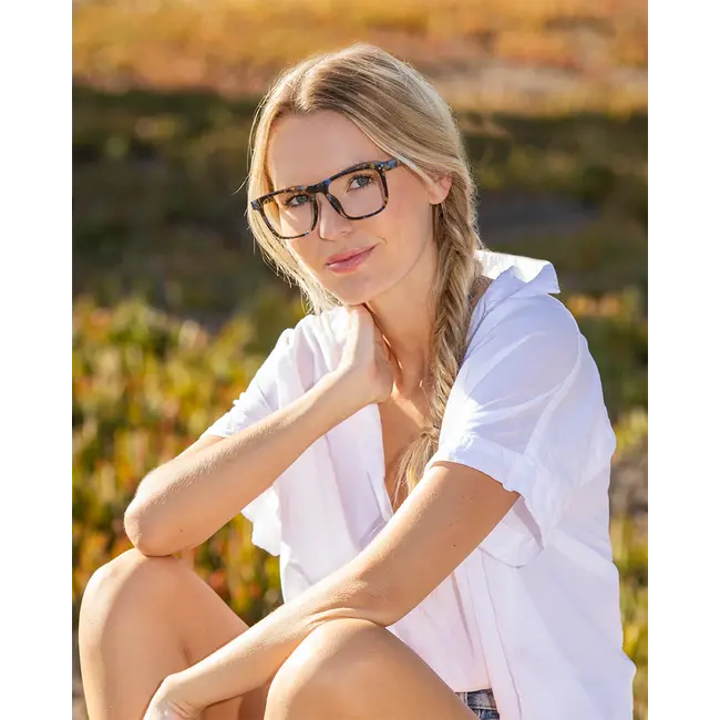 Blue Planet Eyewear Julien - Matte Walnut Tortoise +1.50