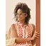 Blue Planet Eyewear Lucia Reader - Turquoise To Amber Tortoise / Natural Bamboo +1.25