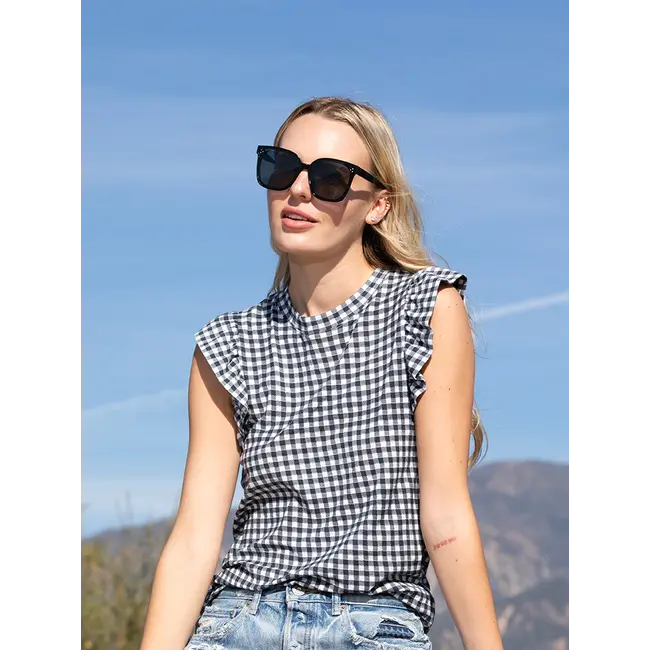 Blue Planet Eyewear Jules - Onyx / Smoke Polarized Lens