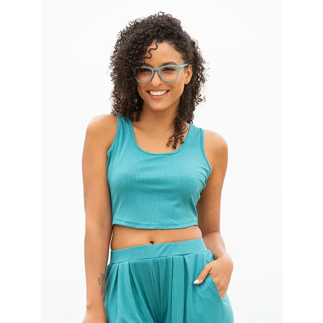 Blue Planet Eyewear Fiesta - Soft Turquoise +1.75