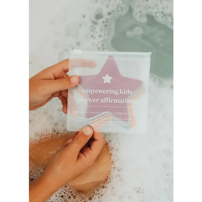JaxKelly Shower Affirmation Cards- Kids