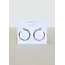 JaxKelly Everyday Silver Hoop Earrings- Medium