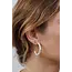 JaxKelly Multi Pearl Hoop Earrings