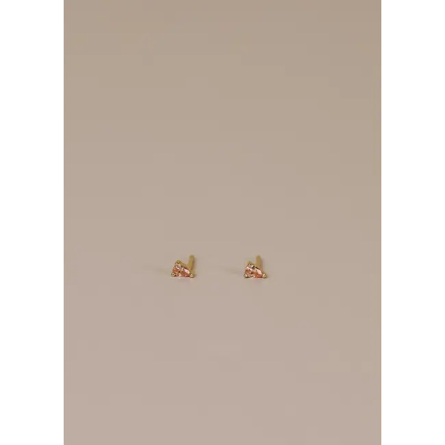 JaxKelly Teardrop Earrings- Champagne Cz