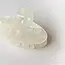 Tiepology Oval the Rainbow Hair Claw- Crystal Pearl