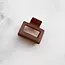 Tiepology Matte Kylie Hair Clip- Ice Dark Brown