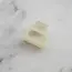 Tiepology Matte Kylie Hair Clip- Ice Ivory