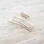 Tiepology Jumbo Long Square Hair Clip-  Glossy Sugar Cane