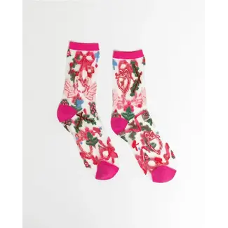 Sock Candy Balletcore Sheer Crew Sock