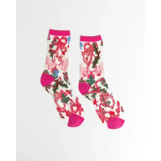 Sock Candy Balletcore Sheer Crew Sock