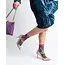Sock Candy English Rose Black Sheer Ankle Sock