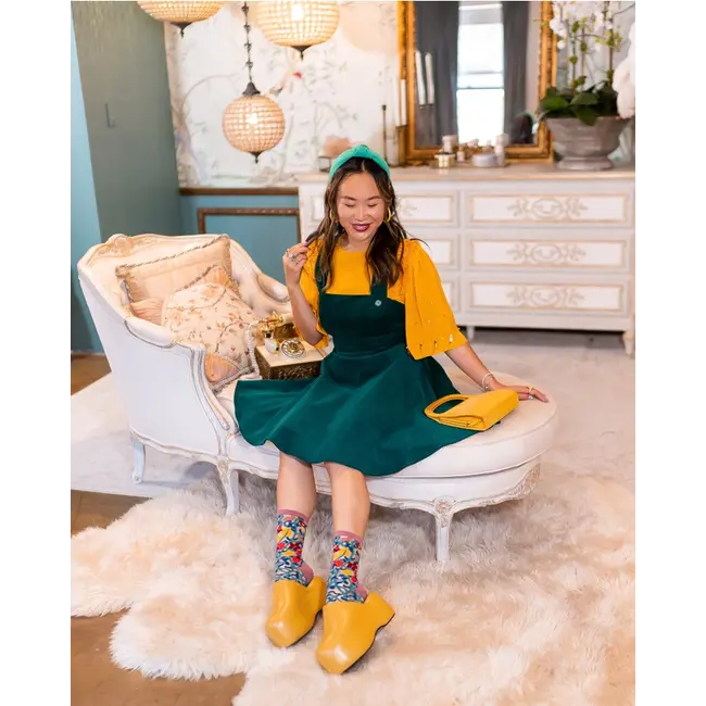 Sock Candy Tapestry Vines Sheer Crew Socks