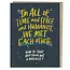 Emily McDowell Cards Met Each Other Miracle