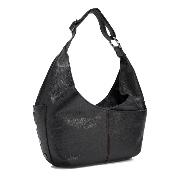 Hammitt Tom Zip Med - Black - Gunmetal