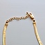 Katie Waltman Herringbone Chain Necklace Gold
