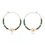 Amano Studio Daisy Bead Hoop Blue Picasso