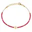 Amano Studio Daisy Miyuki Bead Friendship Bracelet -Rainbow Coral
