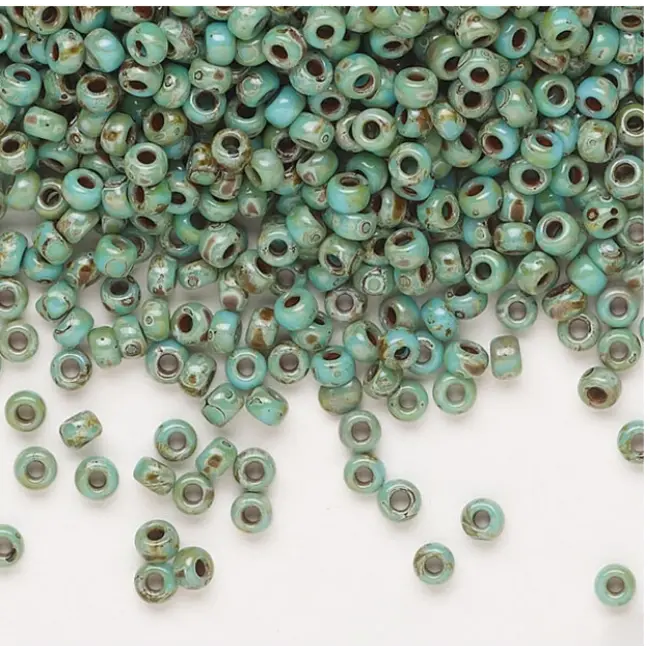 Amano Studio Daisy Miyuki Bead Friendship Bracelet -Blue Picasso