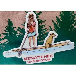 Heirloom Wenatchee Paddleboard Sticker