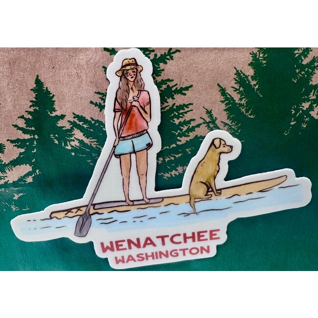 Heirloom Wenatchee Paddleboard Sticker
