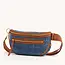Hammitt Charles Crossbody Large - Mosaic Denim - Brushed Gold