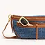 Hammitt Charles Crossbody Large - Mosaic Denim - Brushed Gold
