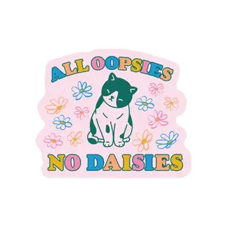 Juju and Moxie Oopsy Daisy Vinyl Sticker