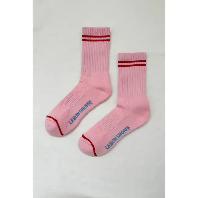 Le Bon Shoppe Boyfriend Sock - Amour Pink